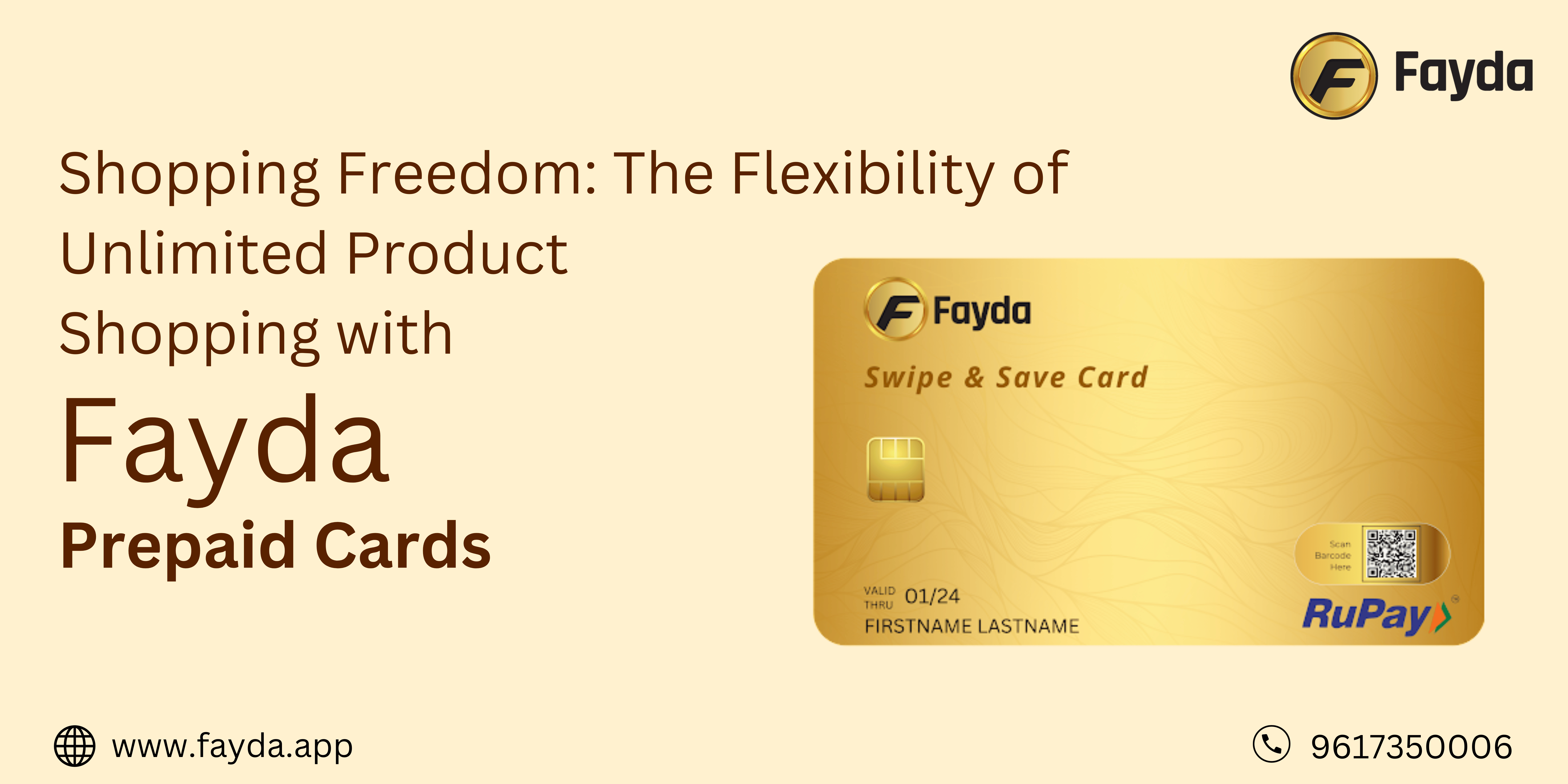 Shopping Freedom: The Flexibility of Unlimited Product Shopping with Fayda Prepaid Cards