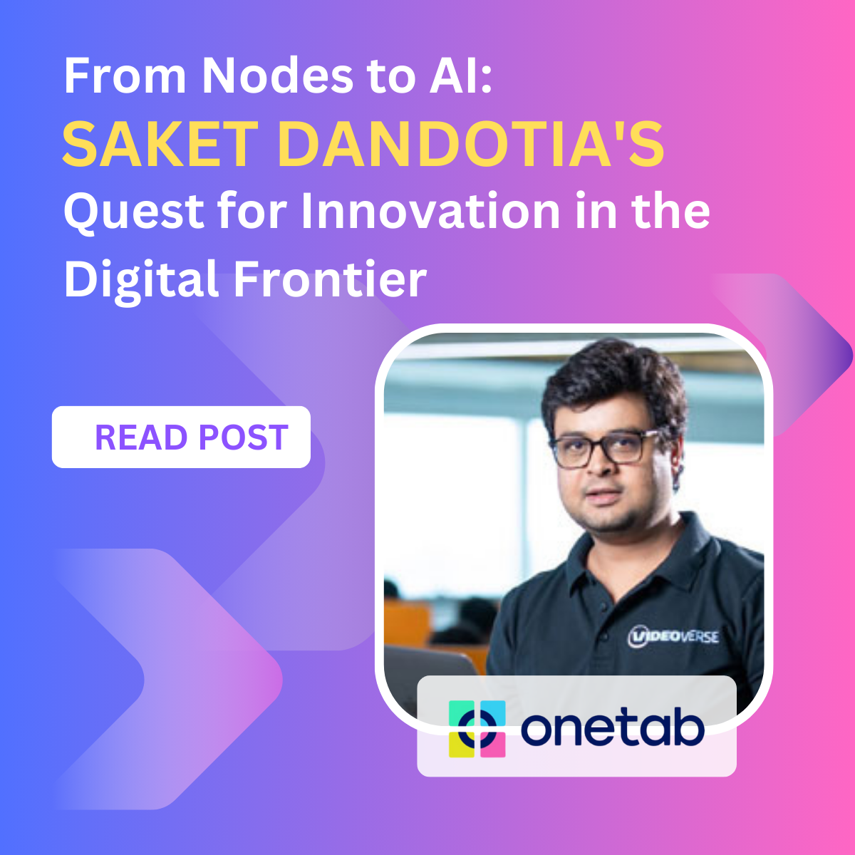 From Nodes to AI: Saket Dandotia's Quest for Innovation in the Digital Frontier