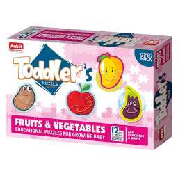 Toddler's Puzzle Fruits & Vegetables- ToonzKart